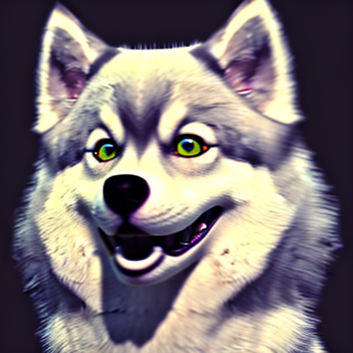 Pomeranian husky, closeup cute and adorable, cute big circular reflective eyes, long fuzzy fur, Pixar render, unreal engine cinematic smooth, intricate detail, cinematic, 8k, HD with style of