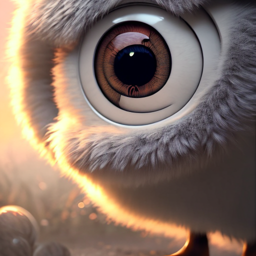 realistic, closeup cute and adorable, cute big circular reflective eyes, long fuzzy fur, Pixar render, unreal engine cinematic smooth, intricate detail, cinematic, Realistic art, pencil drawing with style of
