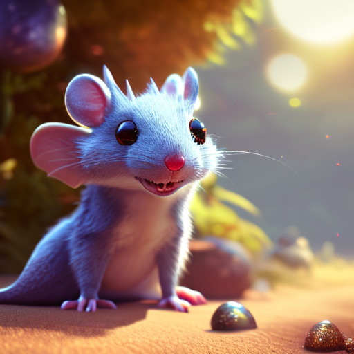 Cute mouse, Cute baby dragon, closeup cute and adorable, cute big circular reflective eyes, long fuzzy fur, Pixar render, unreal engine cinematic smooth, intricate detail, cinematic, digital art, trending on artstation, (cgsociety) with style of (Irina French)