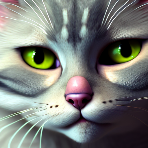 cat princess, closeup cute and adorable, cute big circular reflective eyes, long fuzzy fur, Pixar render, unreal engine cinematic smooth, intricate detail, cinematic, 8k, HD with style of