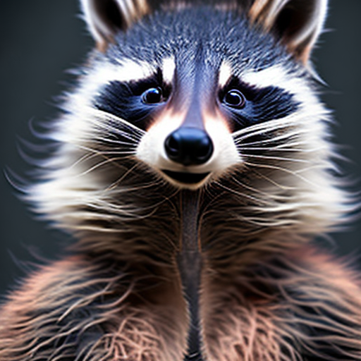 cute armored racoon, centered, 8k, HD with style of