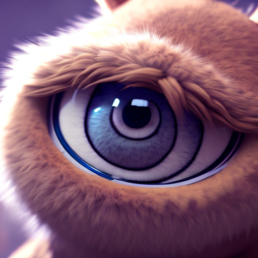 Woman, Adorable creature, closeup cute and adorable, cute big circular reflective eyes, long fuzzy fur, Pixar render, unreal engine cinematic smooth, intricate detail, cinematic, 8k, HD with style of