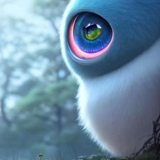 Rimuru fused with vemom, closeup cute and adorable, cute big circular reflective eyes, long fuzzy fur, Pixar render, unreal engine cinematic smooth, intricate detail, cinematic, 8k, HD with style of