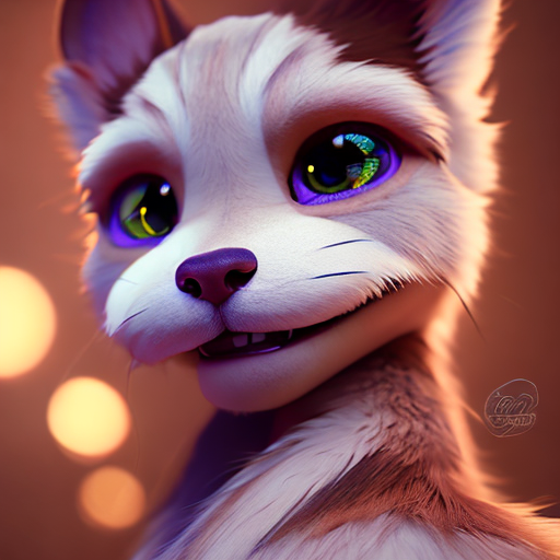 Filipina wowen, closeup cute and adorable, cute big circular reflective eyes, long fuzzy fur, Pixar render, unreal engine cinematic smooth, intricate detail, cinematic, 8k, HD with style of