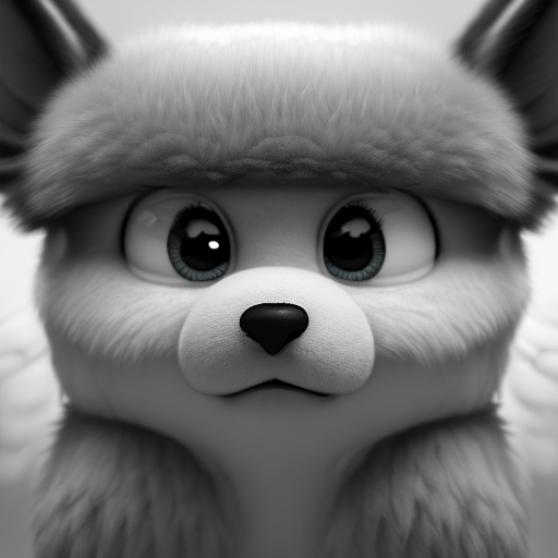 Filipino, closeup cute and adorable, cute big circular reflective eyes, long fuzzy fur, Pixar render, unreal engine cinematic smooth, intricate detail, cinematic, Realistic art, pencil drawing with style of