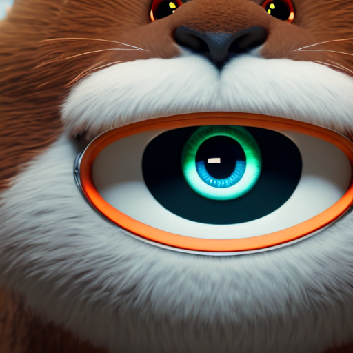 cite trex with eye glasses, closeup cute and adorable, cute big circular reflective eyes, long fuzzy fur, Pixar render, unreal engine cinematic smooth, intricate detail, cinematic, 8k, HD with style of