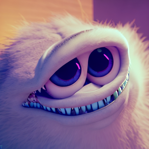 cute trex with eye glasses cartoon, closeup cute and adorable, cute big circular reflective eyes, long fuzzy fur, Pixar render, unreal engine cinematic smooth, intricate detail, cinematic, digital art, trending on artstation, (cgsociety) with style of (Irina French)