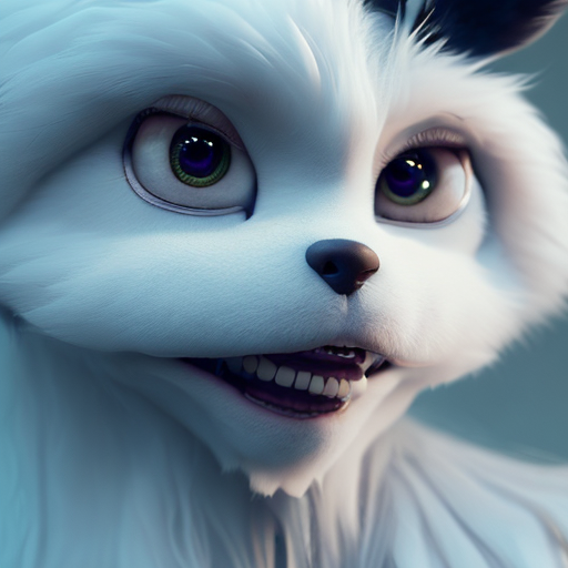 woman, closeup cute and adorable, cute big circular reflective eyes, long fuzzy fur, Pixar render, unreal engine cinematic smooth, intricate detail, cinematic, digital art, trending on artstation, (cgsociety) with style of (Irina French)