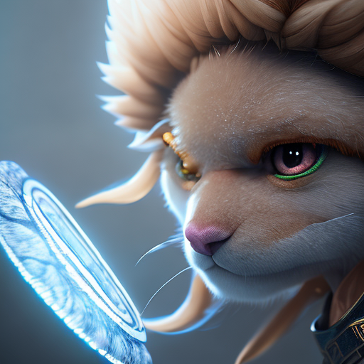 raiden shogun genshin impact, closeup cute and adorable, cute big circular reflective eyes, long fuzzy fur, Pixar render, unreal engine cinematic smooth, intricate detail, cinematic, Realistic art, pencil drawing with style of