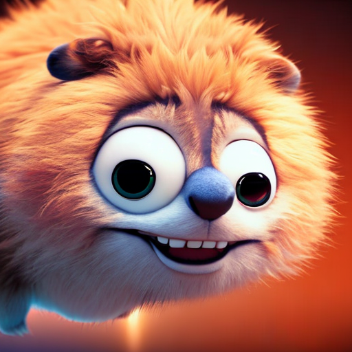 Basketball highlights, closeup cute and adorable, cute big circular reflective eyes, long fuzzy fur, Pixar render, unreal engine cinematic smooth, intricate detail, cinematic, award winning on shutterstock, canon eos 5D, 32k with style of (W. Eugene Smith)