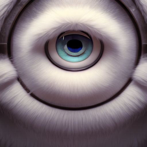 girl, closeup cute and adorable, cute big circular reflective eyes, long fuzzy fur, Pixar render, unreal engine cinematic smooth, intricate detail, cinematic, Realistic art, pencil drawing with style of