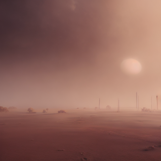 Windy dust storm, centered, 3d, octane render, high quality, 4k with style of