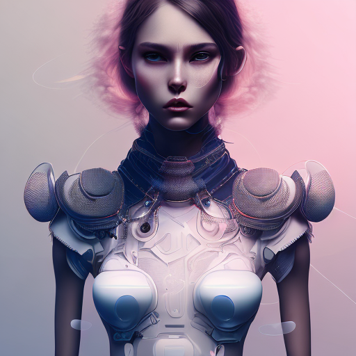 Fashion innovation, Technologically advanced fashion accessories on a woman, centered, digital art, trending on artstation, (cgsociety) with style of (Irina French)