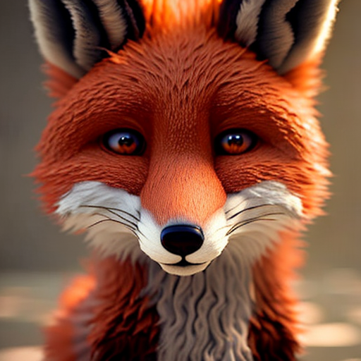 Adorable little foxy, closeup cute and adorable, cute big circular reflective eyes, long fuzzy fur, Pixar render, unreal engine cinematic smooth, intricate detail, cinematic, 3d, octane render, high quality, 4k with style of