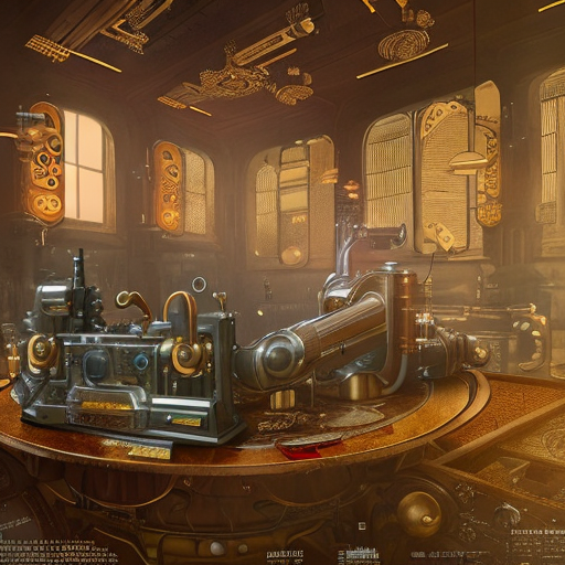 fictional blaster, centered, steampunk, highly detailed, 8k, intricate, cinematic with style of (Victorian art and design)