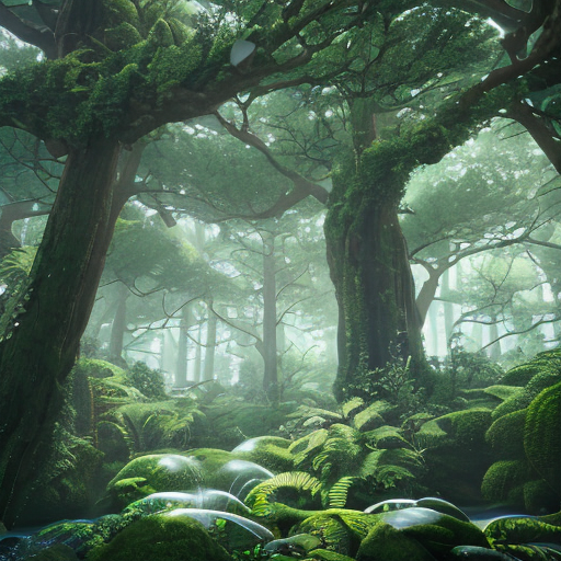 gorgeous nature, centered, 3d, octane render, high quality, 4k with style of