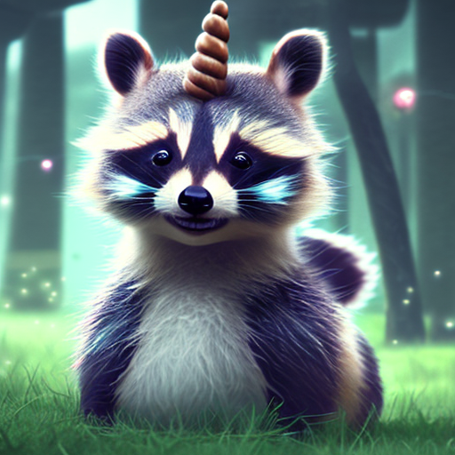 Adorable racoon, Cute alpaca, Cute unicorn, Futuristic puppy, Cute baby dragon, Cute baby panda, Cute hamster, closeup cute and adorable, cute big circular reflective eyes, long fuzzy fur, Pixar render, unreal engine cinematic smooth, intricate detail, cinematic, Realistic art, pencil drawing with style of