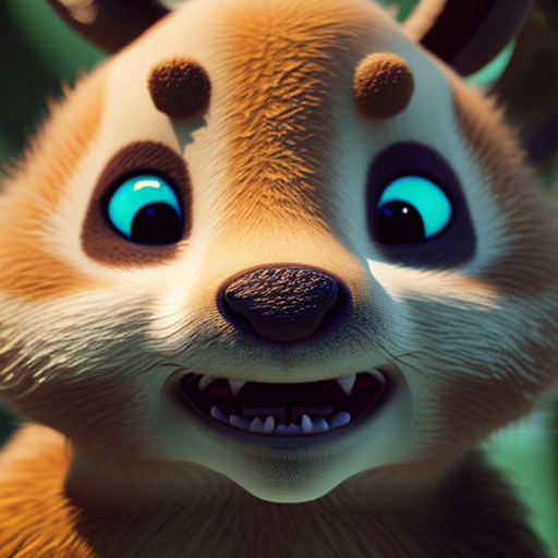 Cute deer, Cute kangaroo, Cute parrot, Cute baby panda, Cute sea otter, Cute Quokka, Cute cow, Cute elephant, Adorable little foxy, Cute cat of the future, closeup cute and adorable, cute big circular reflective eyes, long fuzzy fur, Pixar render, unreal engine cinematic smooth, intricate detail, cinematic, Realistic art, pencil drawing with style of