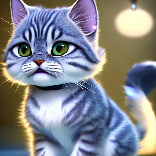 king silver tabby persian walking on blue fire, closeup cute and adorable, cute big circular reflective eyes, long fuzzy fur, Pixar render, unreal engine cinematic smooth, intricate detail, cinematic, digital art, trending on artstation, (cgsociety) with style of (Heraldo Ortega)