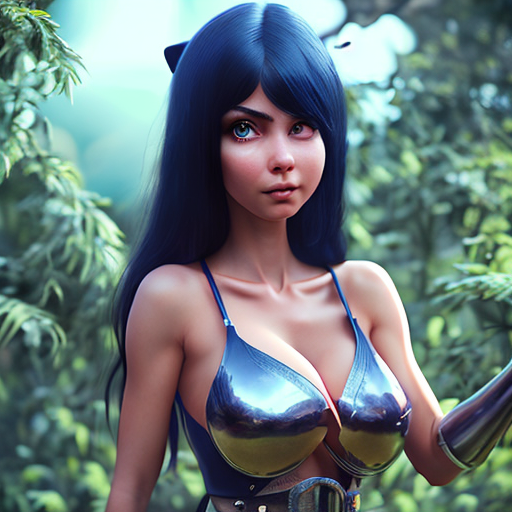 Nico Robin, closeup cute and adorable, cute big circular reflective eyes, long fuzzy fur, Pixar render, unreal engine cinematic smooth, intricate detail, cinematic, 3d, octane render, high quality, 4k with style of