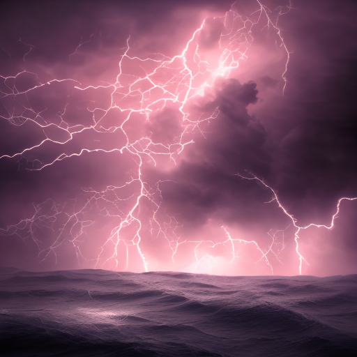 Storm above floating dreamland, centered, 8k, HD with style of