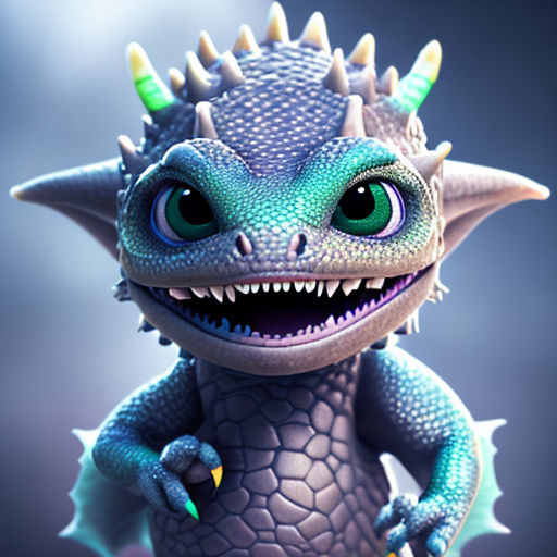 Cute baby dragon, closeup cute and adorable, cute big circular reflective eyes, long fuzzy fur, Pixar render, unreal engine cinematic smooth, intricate detail, cinematic, award winning on shutterstock, canon eos 5D, 32k with style of (Irving Penn)