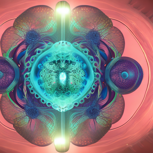 Biomechanical jellyfish, centered, 8k, HD with style of