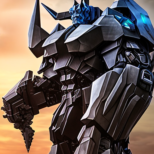 amazing rhino combined with optimus prime in a stylistic combat power, centered, 8k, HD with style of