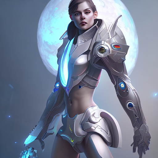 legendary Ethereal Blade and Nova Flux Cannon combined, centered, digital art, trending on artstation, (cgsociety) with style of (Irina French)