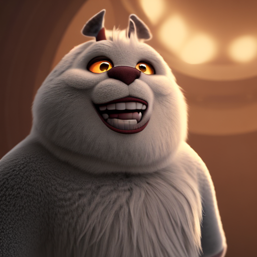 hot man, closeup cute and adorable, cute big circular reflective eyes, long fuzzy fur, Pixar render, unreal engine cinematic smooth, intricate detail, cinematic, 8k, HD with style of