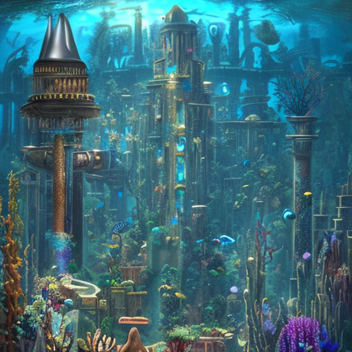 13pc Atlantis Merfolk 2024 Underwater City