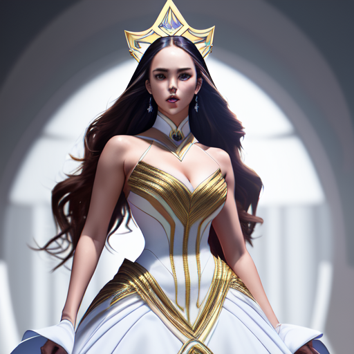 catriona gray future gown, centered, Portrait style, sharp, highly detailed, 8k, HD with style of (Tronie)